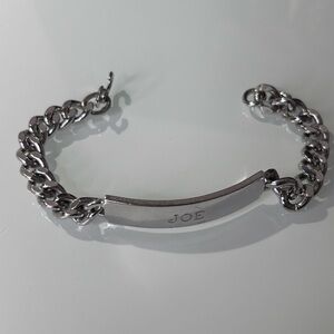 Sterling Silver “Joe” Cuban link Bracelet